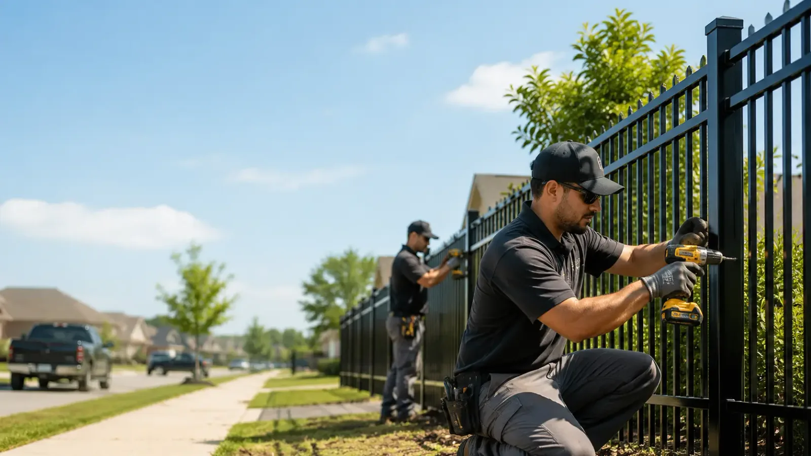 Metal Fence Installation in Sandoval, IL